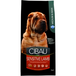 FARMINA CIBAU Sensitive Lamb Medium/Maxi 12kg + 2kg